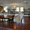 Sewing/ library space that replaced the former servant's bedrooms and bath
